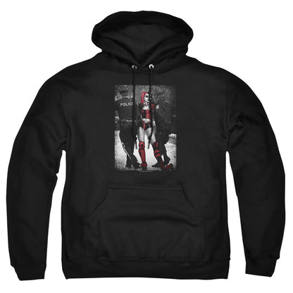 Batman Arrest Mens Hoodie Black Officially Licensed