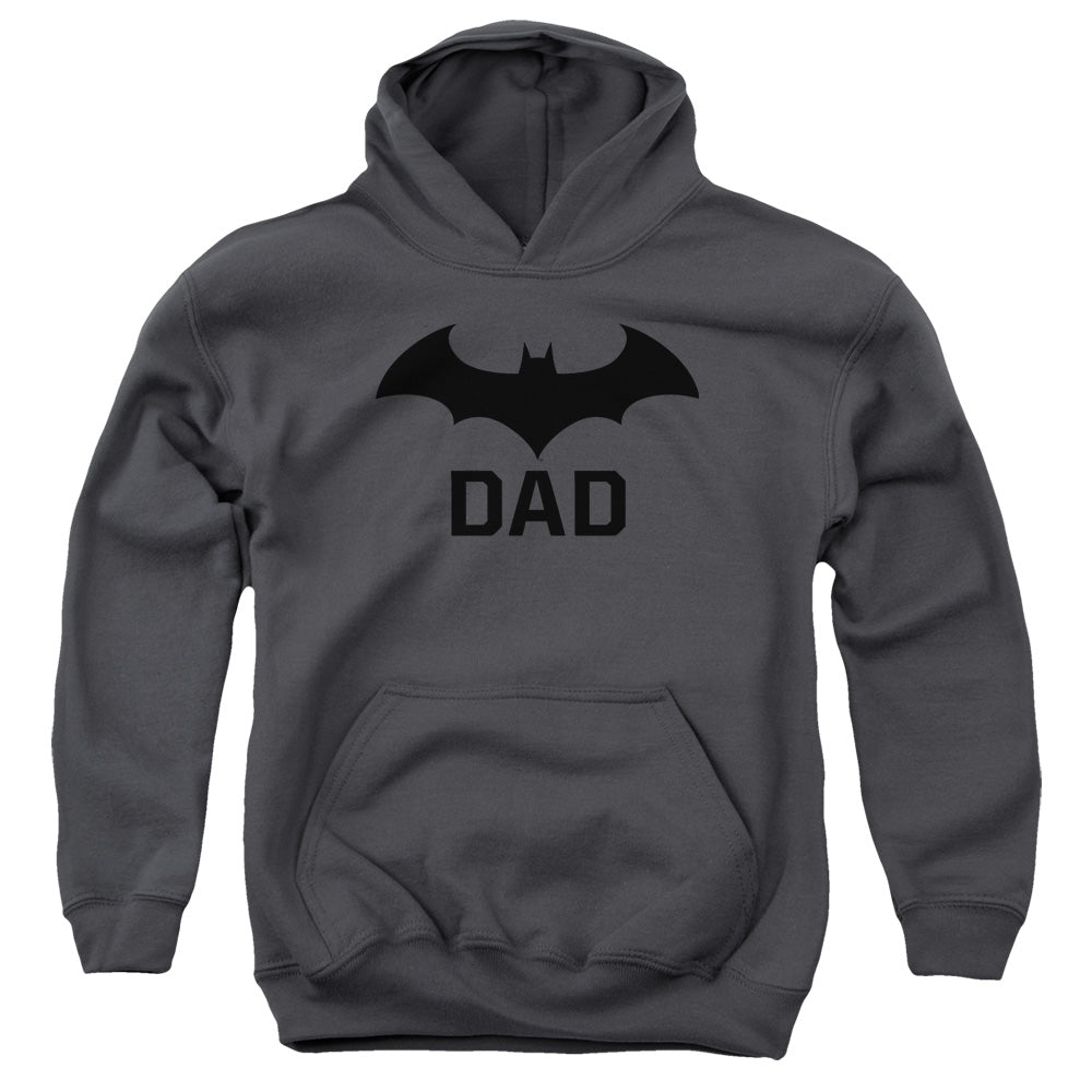 Batman Hush Dad Kids Youth Hoodie Charcoal Officially Licensed