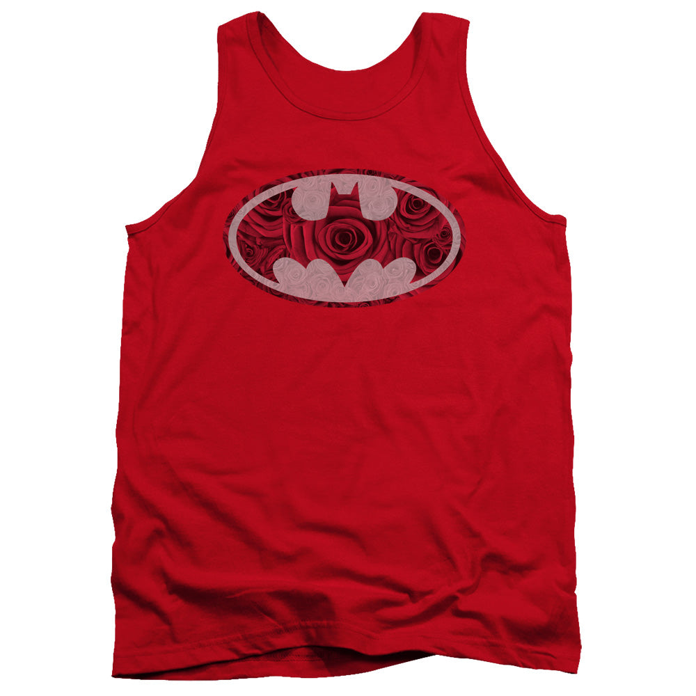 Batman Rosey Signal Mens Tank Top Shirt Red Officially Licensed