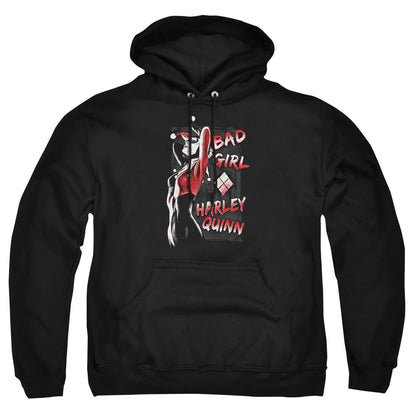 Batman Bad Girl Mens Hoodie Black Officially Licensed