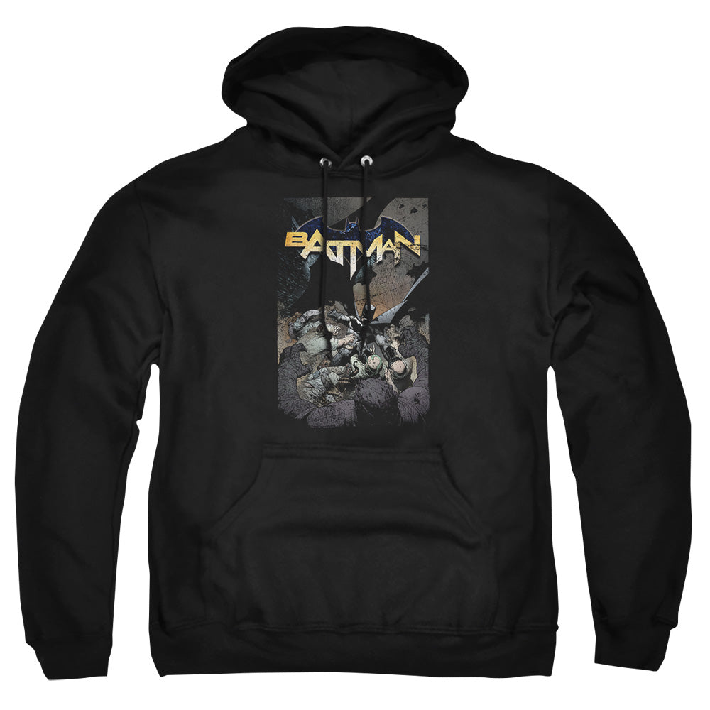 Batman Batman One Mens Hoodie Black Officially Licensed