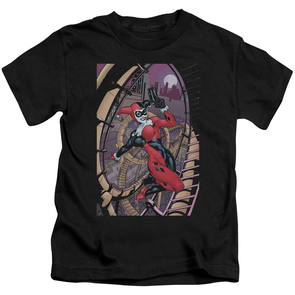 Batman Harley First Juvenile Kids Youth T Shirt Black Officially Licensed