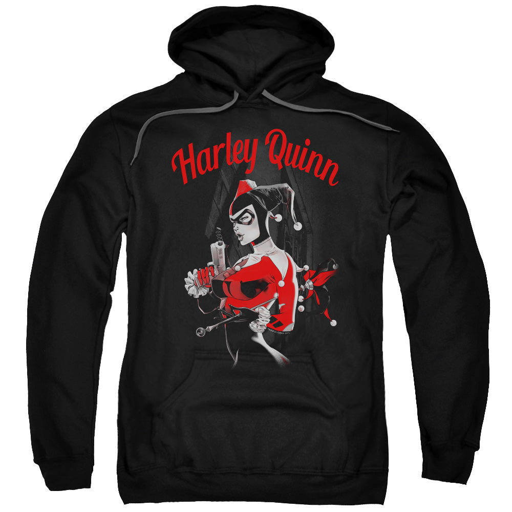 Batman Spring Gun Mens Hoodie Black Officially Licensed