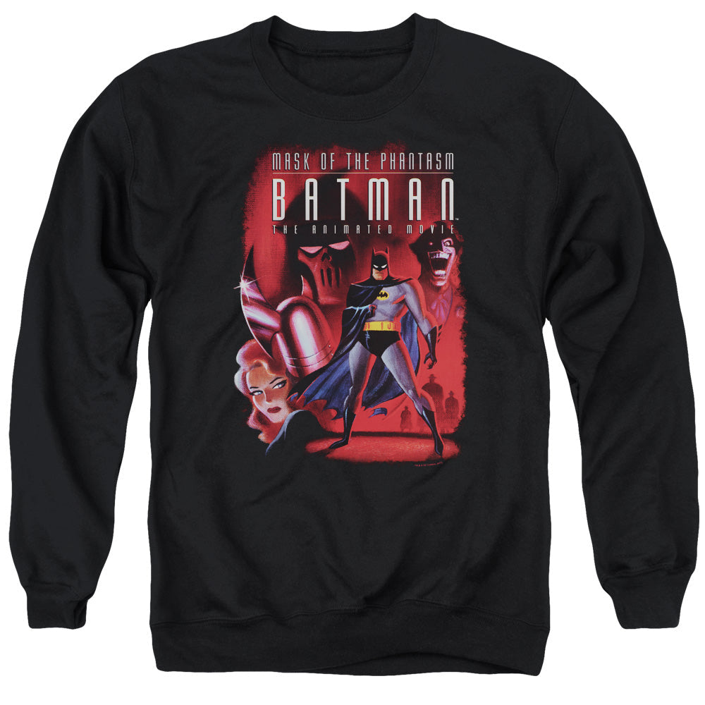 Batman Phanta Cover Mens Crewneck Sweatshirt Black Officially Licensed