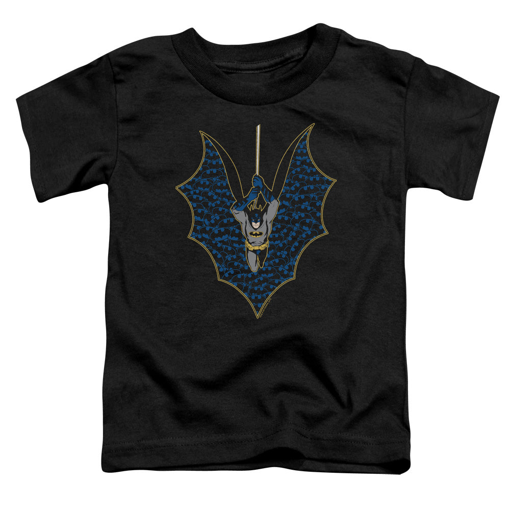 Batman Bat Fill Toddler Kids Youth T Shirt Black Officially Licensed