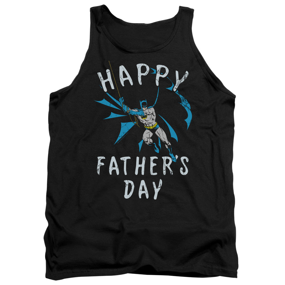 Batman Fathers Day Mens Tank Top Shirt Black Officially Licensed