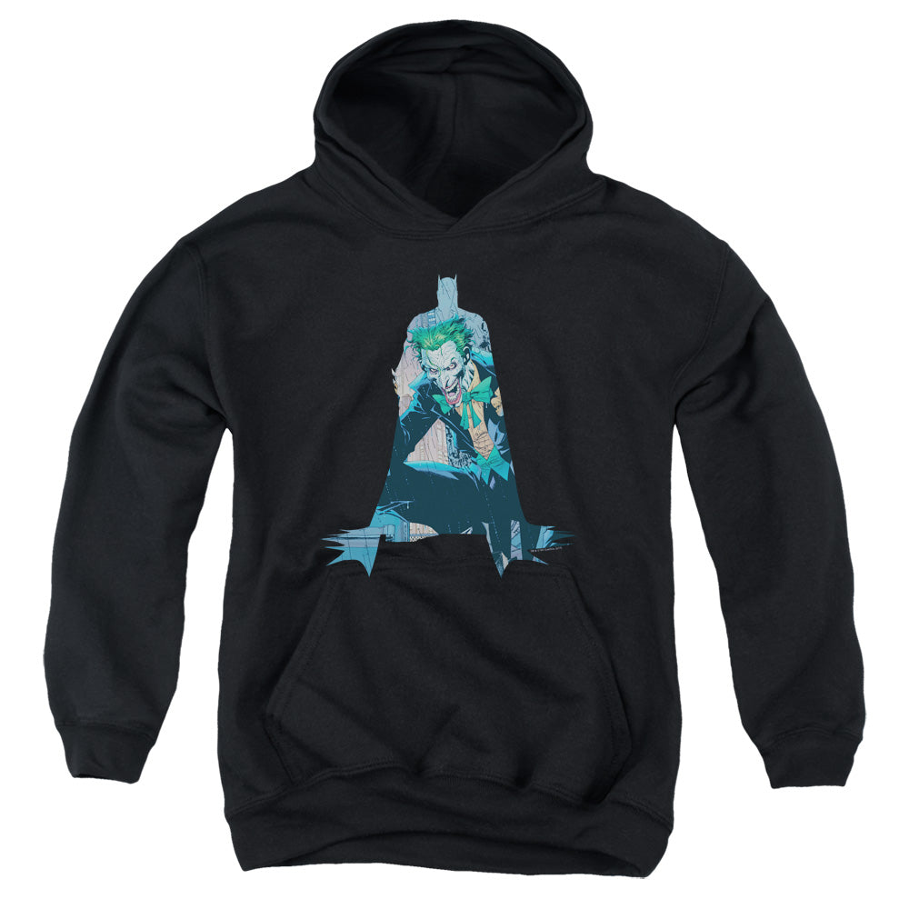 Batman Scene Inside Kids Youth Hoodie Black Officially Licensed