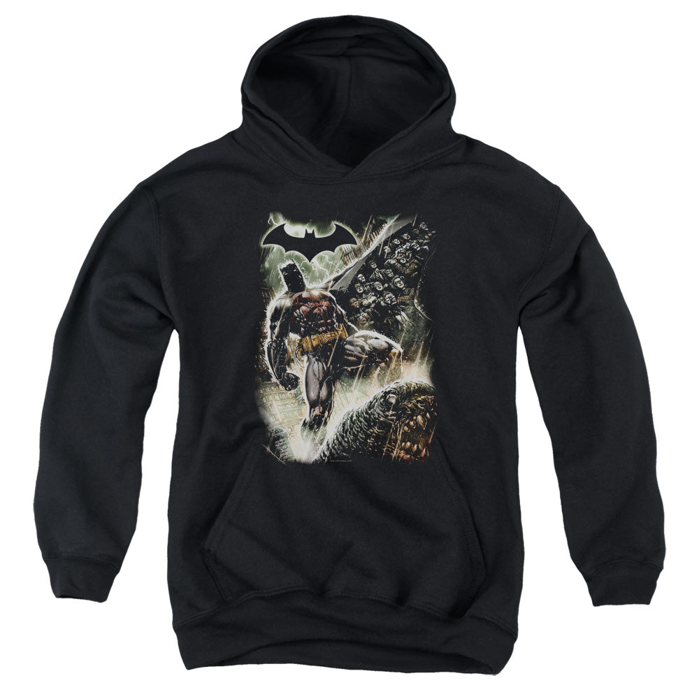 Batman Family Kids Youth Hoodie Black Officially Licensed