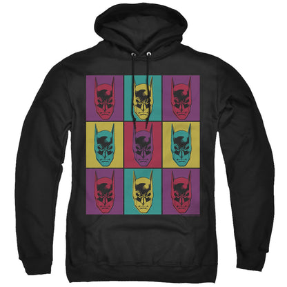 Batman Warhol Batman Mens Hoodie Black Officially Licensed