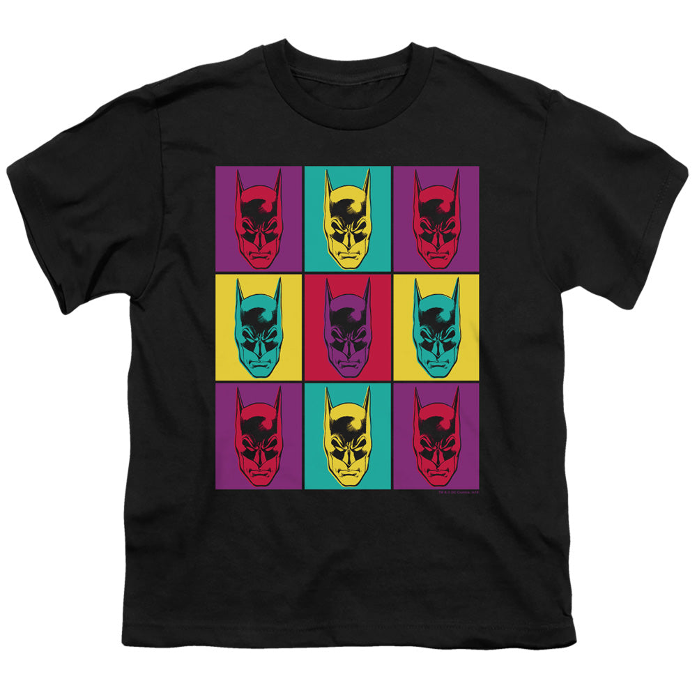Batman Warhol Batman Kids Youth T Shirt Black Officially Licensed
