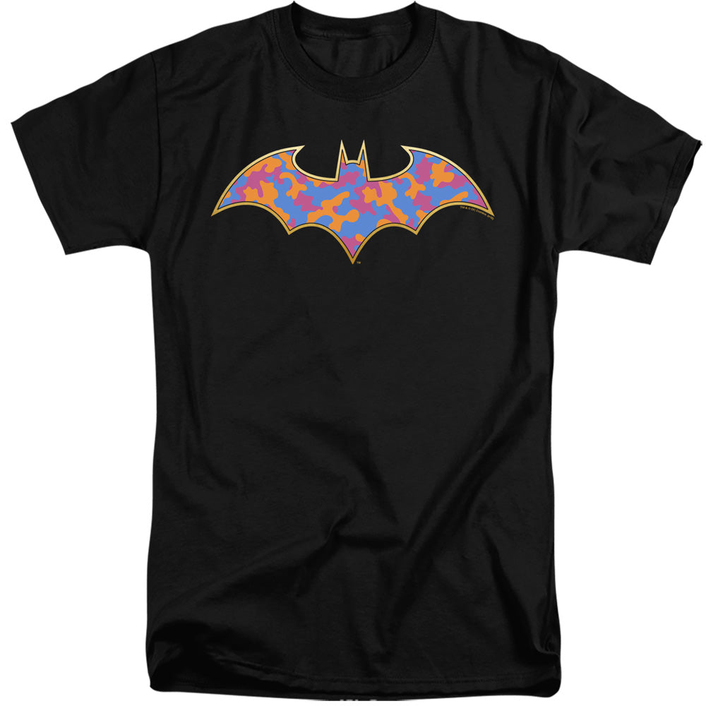 Batman Gold Camo Mens Tall T Shirt Black Officially Licensed
