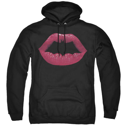 Batman Bat Kiss Mens Hoodie Black Officially Licensed