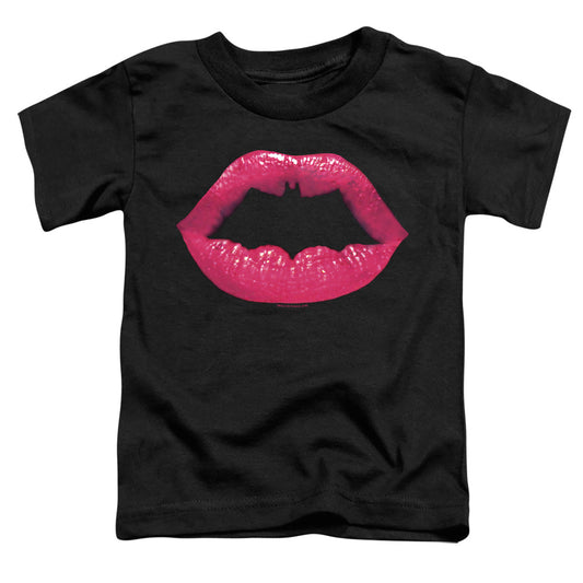 Batman Bat Kiss Toddler Kids Youth T Shirt Black Officially Licensed