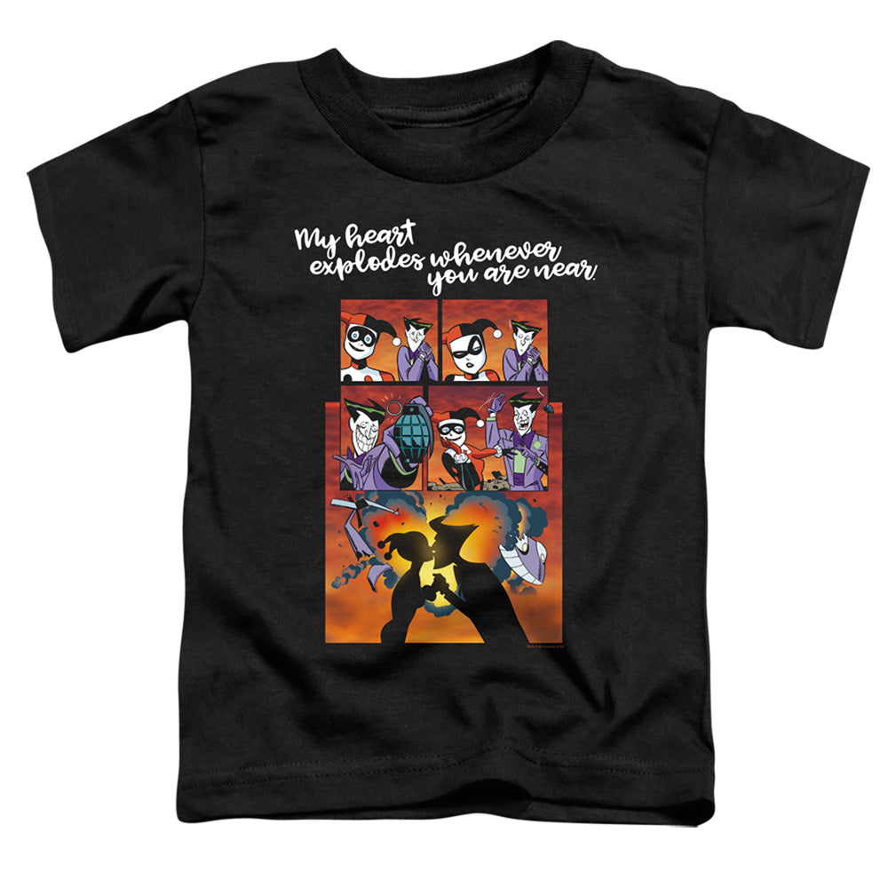 Batman Explode Toddler Kids Youth T Shirt Black Officially Licensed