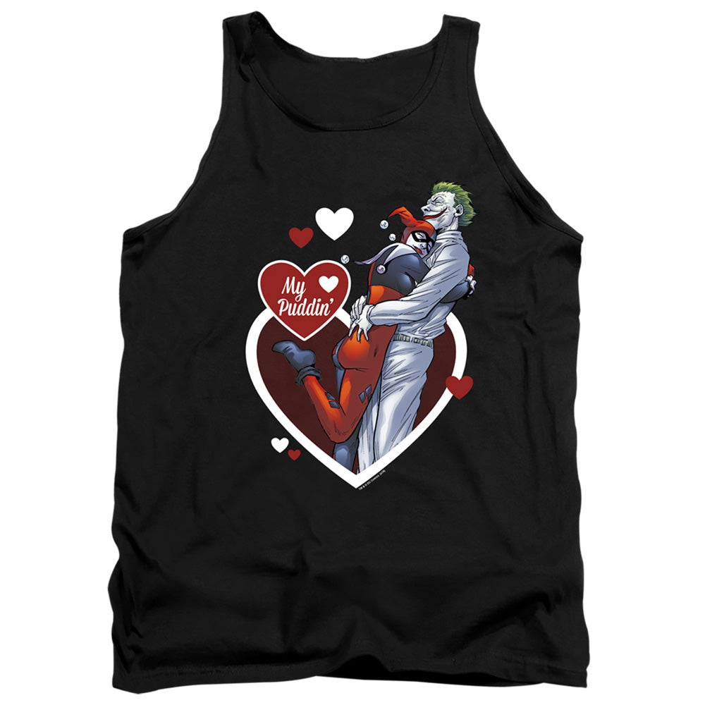 Batman My Puddin Mens Tank Top Shirt Black Officially Licensed