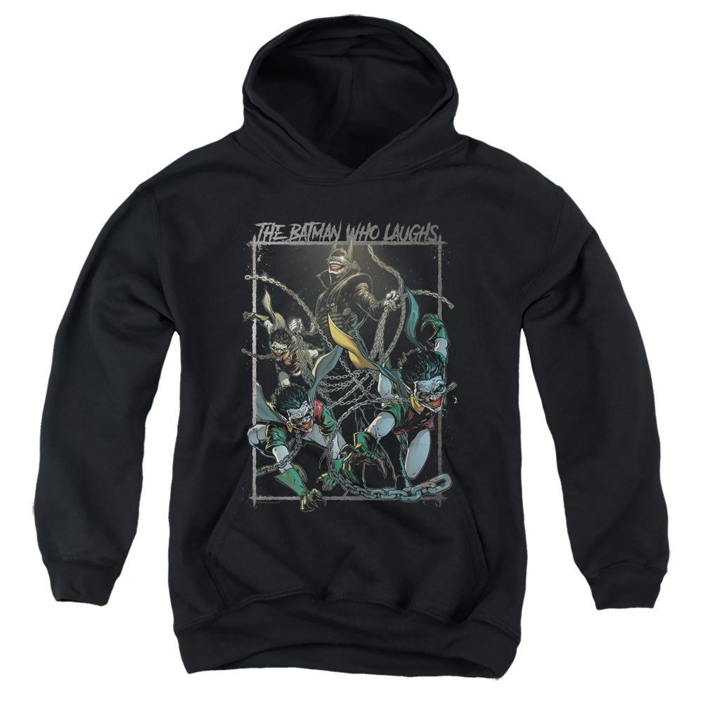 Batman Batman Who Laughs Kids Youth Hoodie Black Officially Licensed