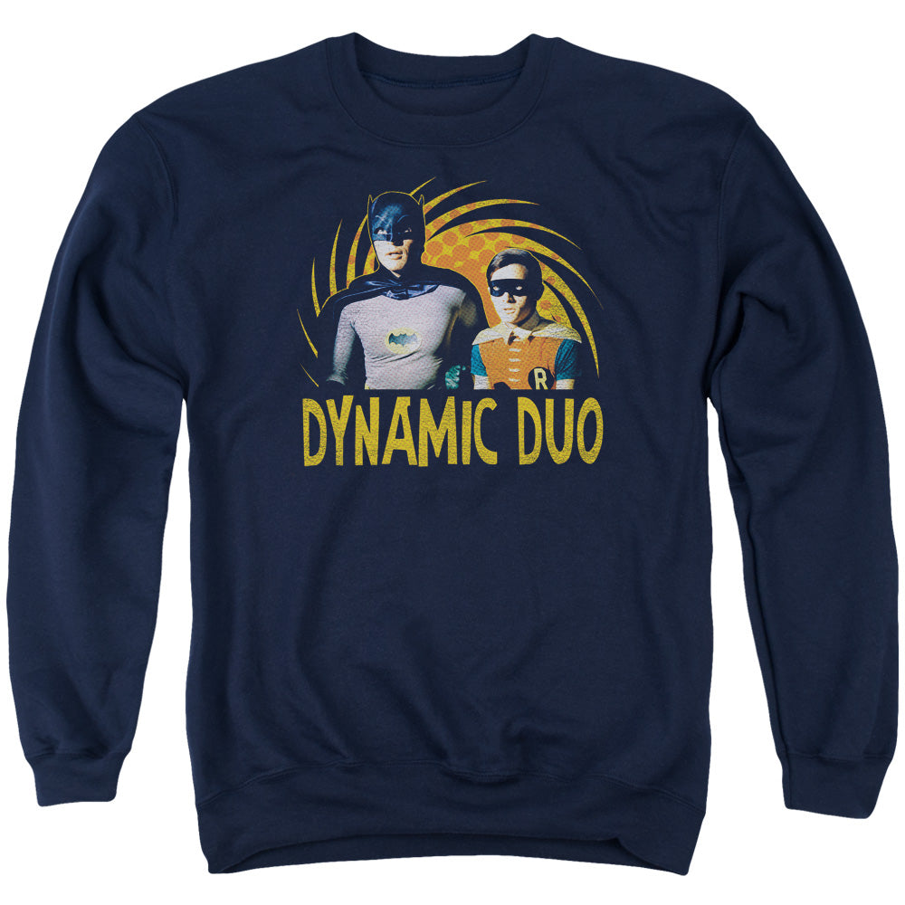 Batman Classic Tv Dynamic Mens Crewneck Sweatshirt Navy Officially Licensed