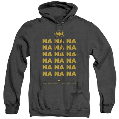 Batman Classic Tv Na Na Na Heather Mens Hoodie Black Officially Licensed