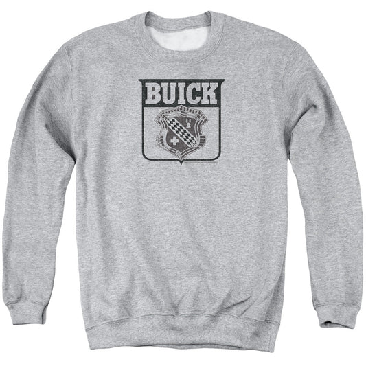 Buick 1946 Emblem Mens Crewneck Sweatshirt Athletic Heather Officially Licensed