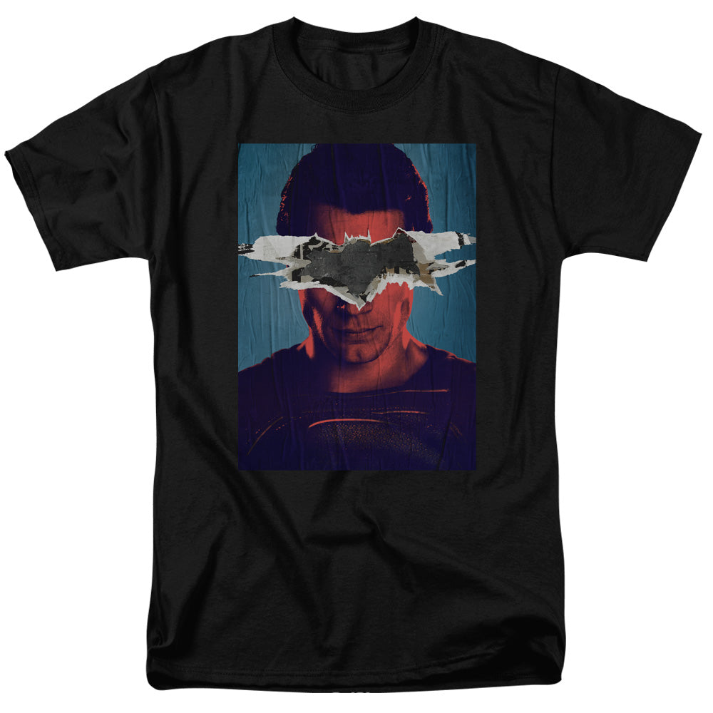 Batman Vs Superman Superman Poster Mens T Shirt Black Officially Licensed