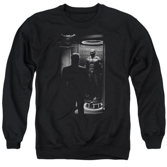 Batman V Superman Suit Up Mens Crewneck Sweatshirt Black Officially Licensed