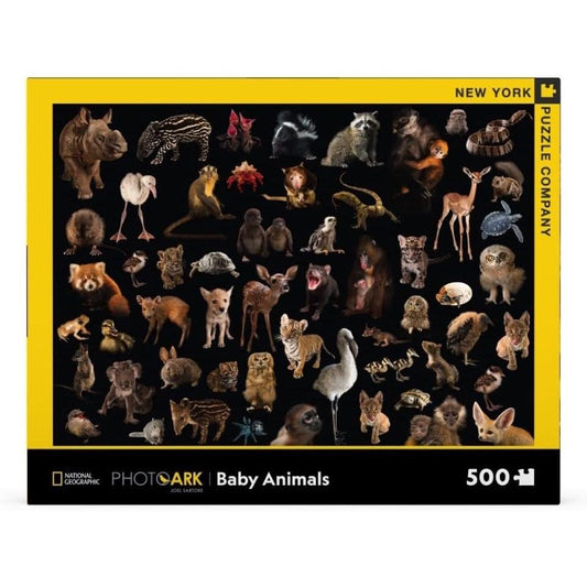 Baby Animals National Geographic Photo Ark 500 Piece Jigsaw Puzzle NYPC