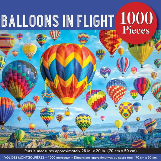 Balloons in Flight 1000 Piece Jigsaw Puzzle Peter Pauper