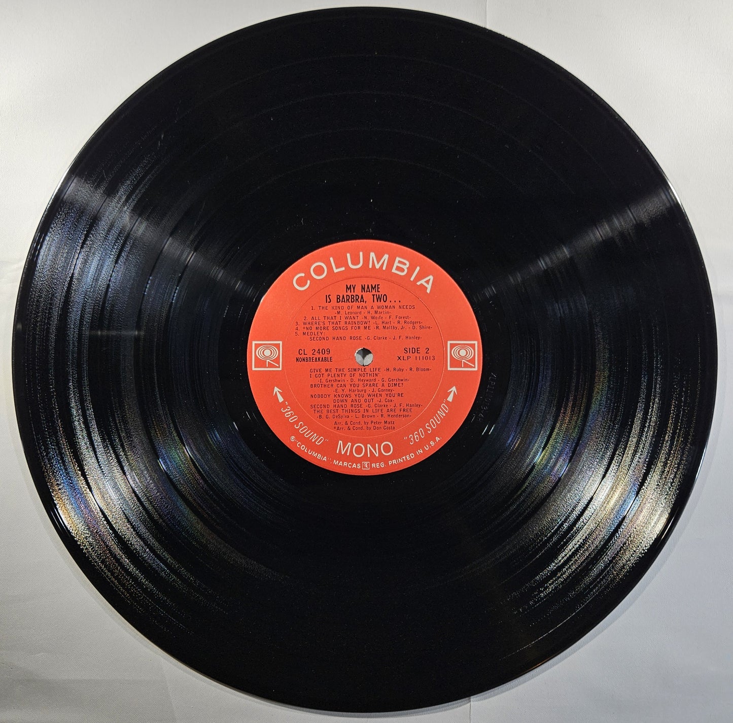 Barbra Streisand - My Name Is Barbra, Two... [1966 Mono] [Used Vinyl Record LP]