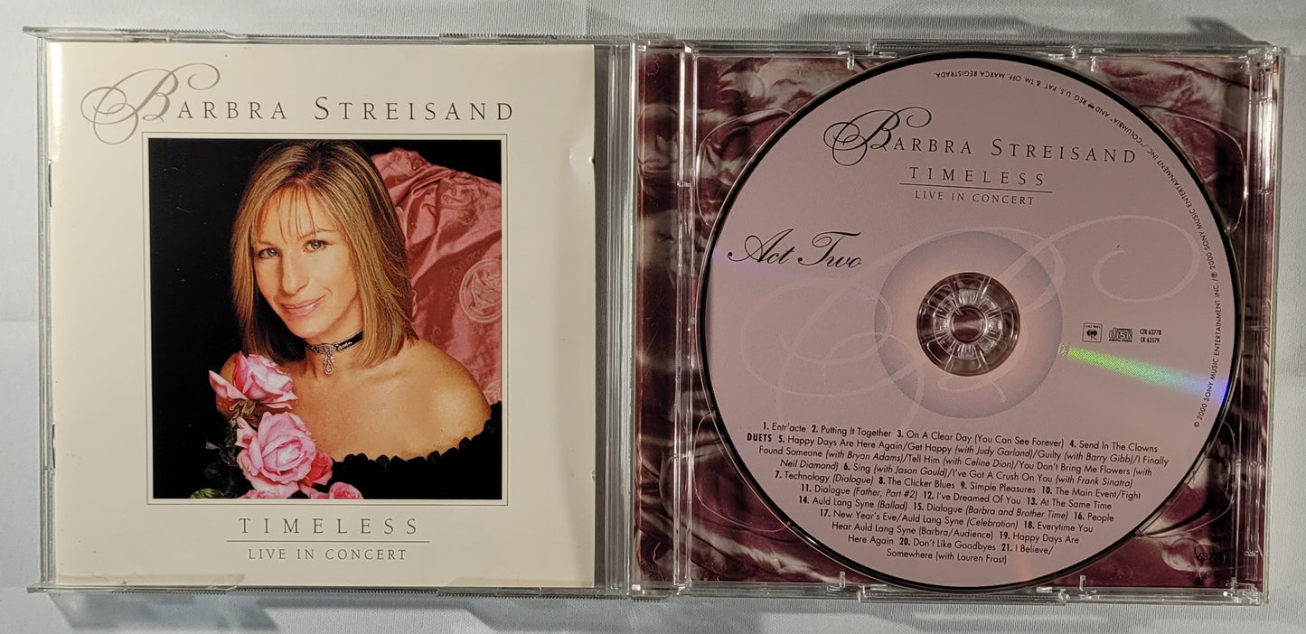 Barbra Streisand - Timeless - Live in Concert [2000 Used Double CD]