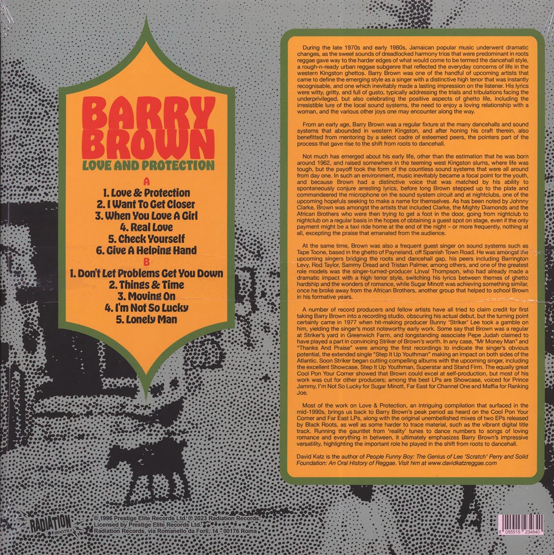 Barry Brown - Love and Protection [2023 Reissue Compilation] [New Vinyl Record LP]