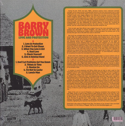 Barry Brown - Love and Protection [2023 Reissue Compilation] [New Vinyl Record LP]