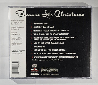 Barry Manilow - Because It's Christmas [Reissue Sonopress Pressing] [Used CD]