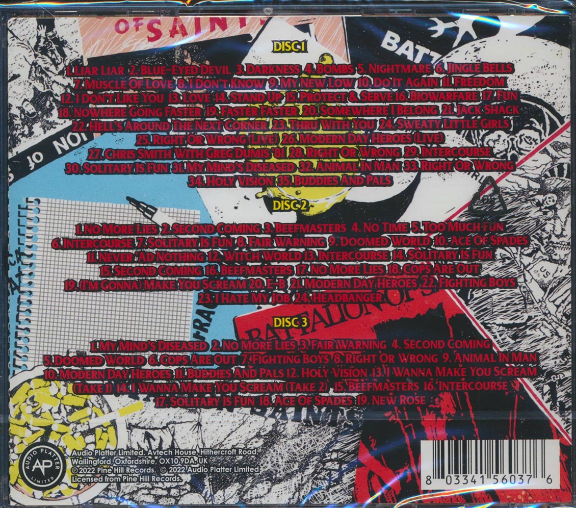 Battalion of Saints - Complete Discography [2022 Compilation Reissue] [New Triple CD]