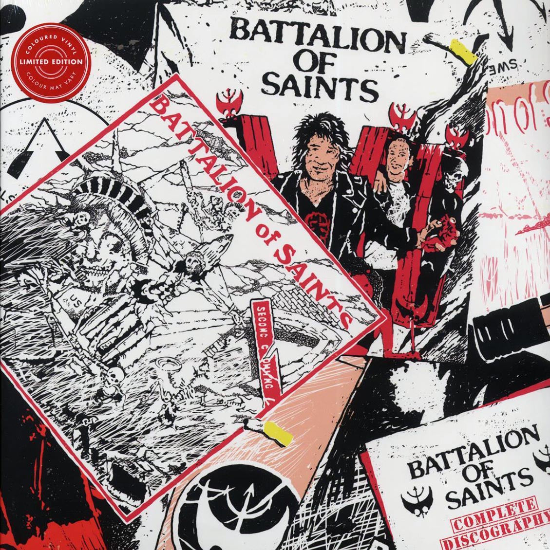 Battalion of Saints - Complete Discography [2023 Compilation Reissue Color] [New Triple Vinyl Record LP]
