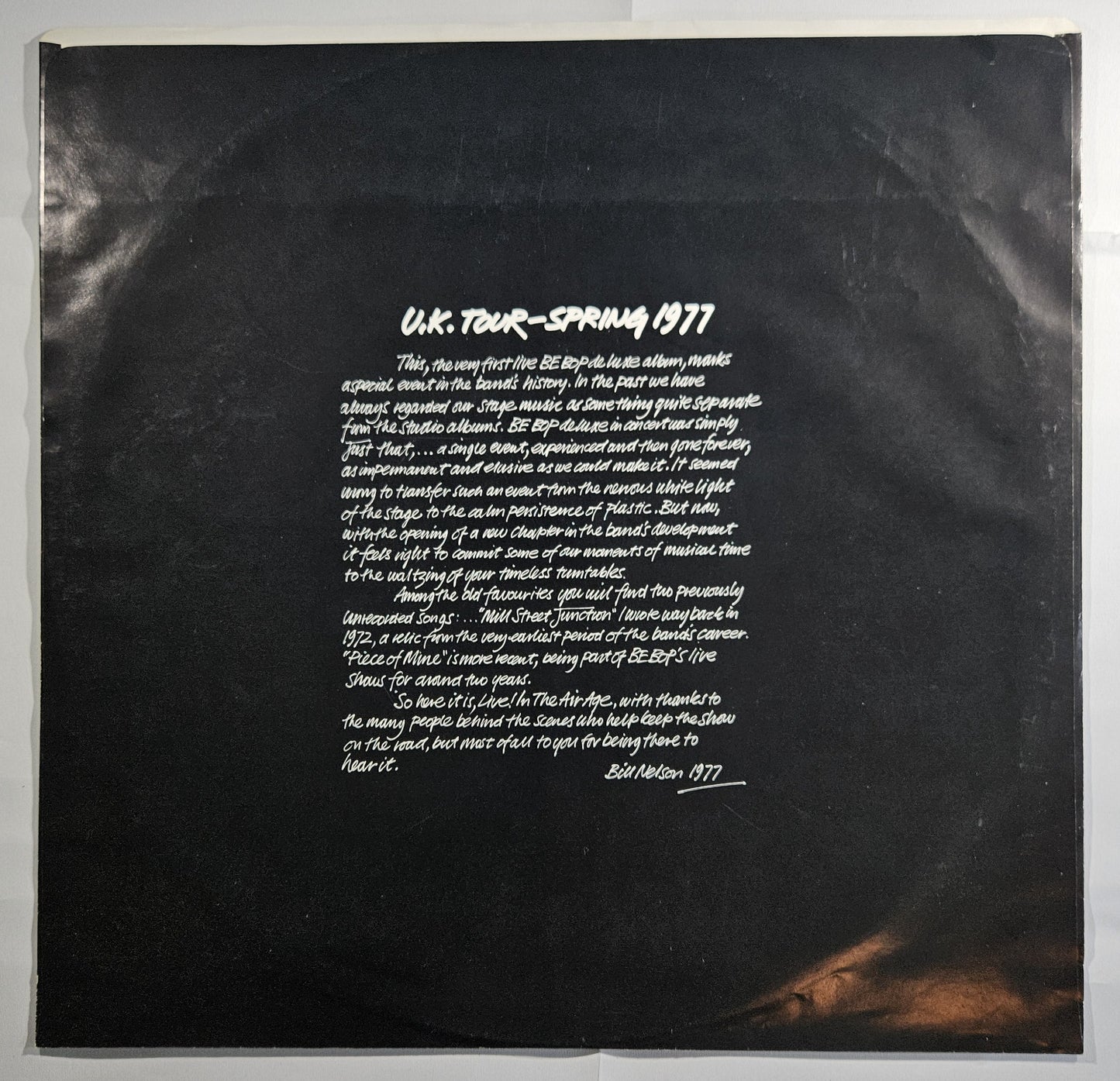 Be Bop Deluxe - Live! In the Air Age [1977 Los Angeles Pressing] [Used Double Vinyl Record LP]