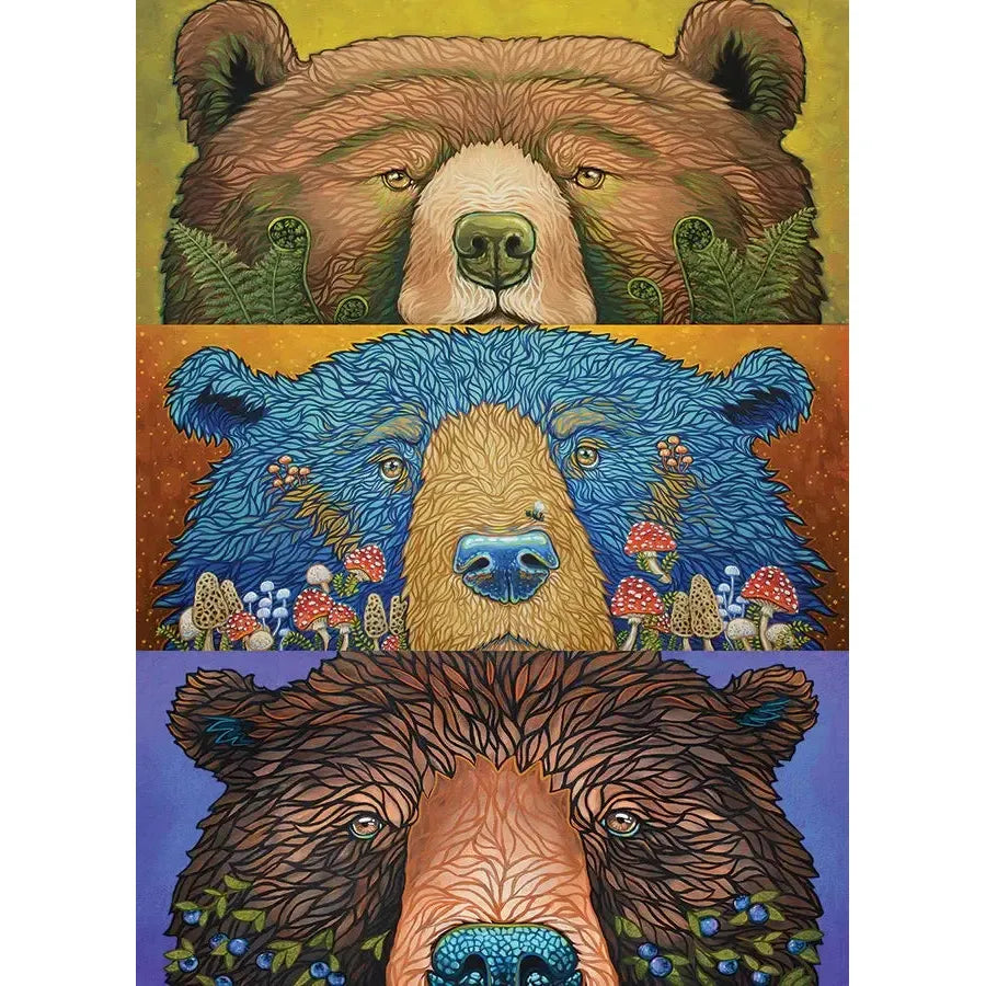Bear Eyes Harvest 500 Piece Jigsaw Puzzle Cobble Hill