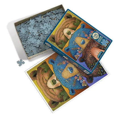 Bear Eyes Harvest 500 Piece Jigsaw Puzzle Cobble Hill