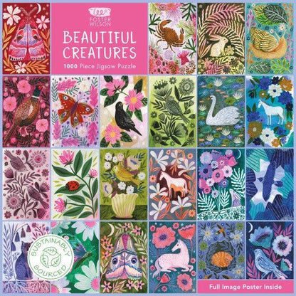 Beautiful Creatures by Lee Foster Wilson 1000 Piece Jigsaw Puzzle Flame Tree