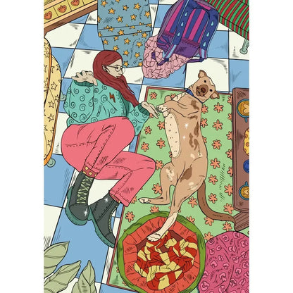 Belly Scratch 1000 Piece Jigsaw Puzzle Puzzledly