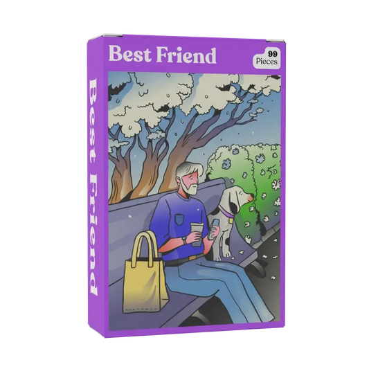 Best Friend 99 Piece Mini Jigsaw Puzzle Puzzledly