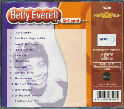 Betty Everett - Soul Legend [2003 Compilation] [New CD]