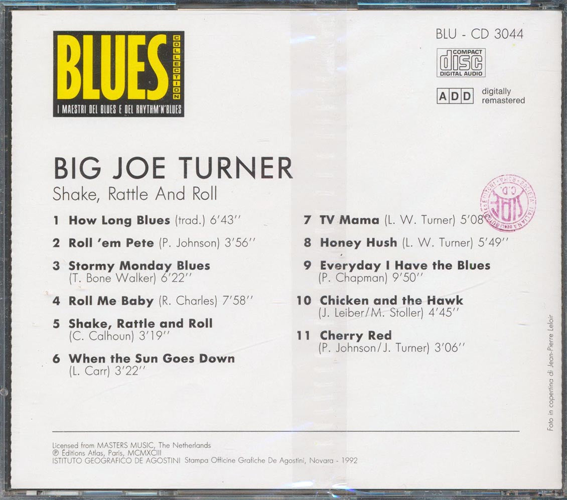 Big Joe Turner - Shake, Rattle and Roll [1992 Compilation] [New CD]