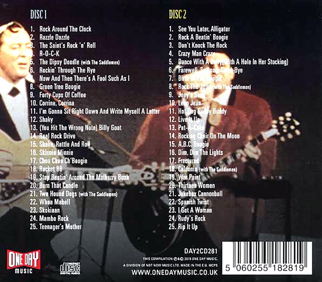 Bill Haley and His Comets - Rock Around the Clock [2015 Compilation Mono] [New Double CD]