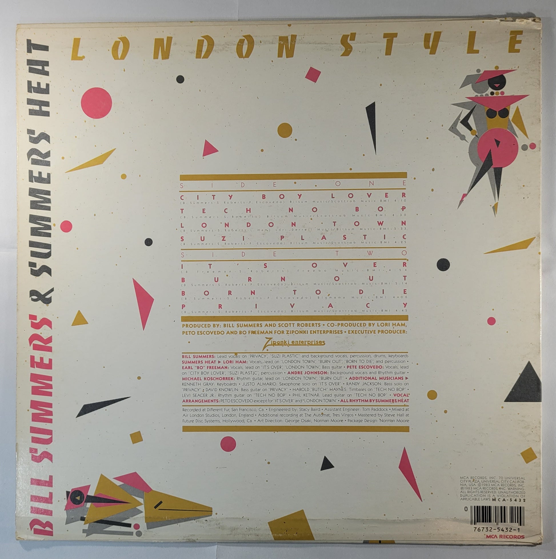 Bill Summers & Summers Heat - London Style [1983 Used Vinyl Record LP]