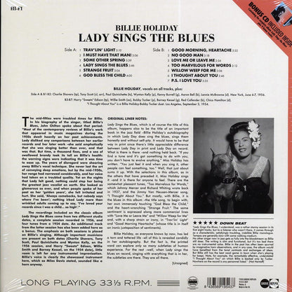 Billie Holiday - Lady Sings the Blues [2021 Reissue Remastered 180G Mono Bonus CD] [New Vinyl Record]