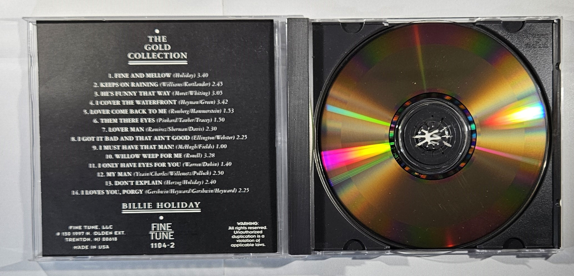 Billie Holiday - The Gold Collection [1997 Compilation] [Used CD]