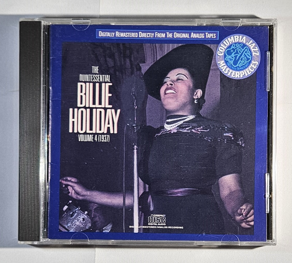 Billie Holiday - The Quintessential Billie Holiday Vol 4 (1937) [1988 Used CD]