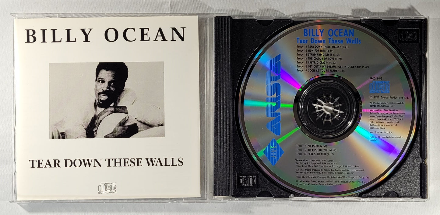 Billy Ocean - Tear Down These Walls [1988 Used CD]