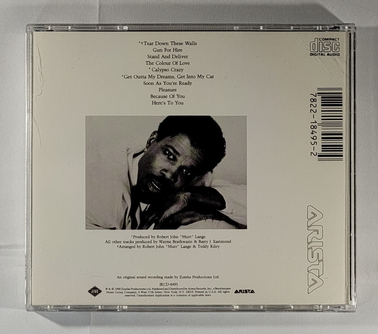 Billy Ocean - Tear Down These Walls [1988 Used CD]