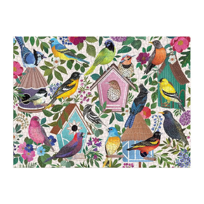 Birdhouse Lane 1000 Piece Jigsaw Puzzle Galison